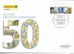 2007 Germany  Deutschland  Mi. 2618 FDC  50 Jahre Deutsche Bundesbank - 2001-2010