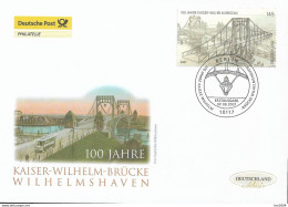 2007 Germany  Deutschland  Mi. 2616 FDC  100 Jahre Kaiser-Wilhelm-Brücke, Wilhelmshaven. - 2001-2010