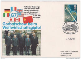 1991 Grossbritannien  Mi. 1332  G7    Gorbatschow Beim Weltwirtschaftsgipfel - Europese Gedachte