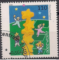 2000 Allem. Fed. Deutschland  Mi. 2113 FD-used  Europa:  Kinder Bauen Sternenturm - 2000