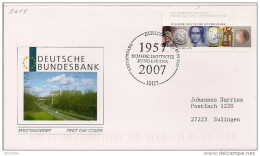 2007  Deutschland Yv  2443  Mi  2618  FDC  Berlin   50 Jahre Deutsche Bundesbank - 2001-2010