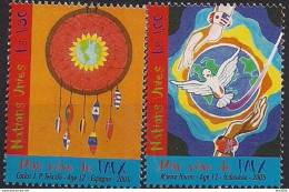 2005 UNO Genf  Mi.  526-7**MNH    Weltfriedenstag: Mein Traum Vom Frieden ( - Unused Stamps