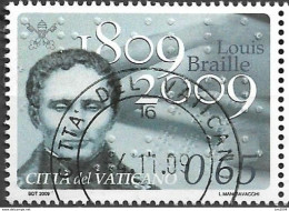 2009 Vatikan Mi. 1657 FD-used  200. Geburtstag Von Louis Braille. - Usados