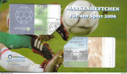 2006 Deutschland Germany Mi. 2521/ 2518 2519 Used  Booklet Sporthilfe: Fifa- Fußball-Weltmeisterschaft In D - 2001-2010
