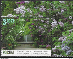 2018 Polen Mi. 5013**MNH   200 Jahre Botanischer Garten Der Universität Warschau - Unused Stamps