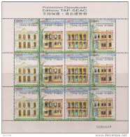 1999 Macao  Scott  999   A 190 Mi. 1027-36 **MNH Sheet Gebäude Im Tap-Seac-Bezirk - Blocks & Kleinbögen