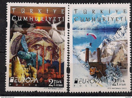 2012 Türkei Mi.2954-5**MNH  Europa: Besuche - 2012