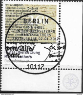 2017 Allem. Fed. Deutschland Mi. 3277 FD-used Berlin EUR    Die Bibel In Der Übersetzung Martin Luthers. - Gebraucht