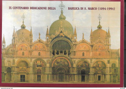 1994 Vatikan  Postcart Nr. C 41** Basilica Di S. Marco - Entiers Postaux