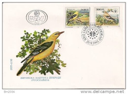 1993  Jugoslawien Mi. 2620-1 FDC - Europese Gedachte