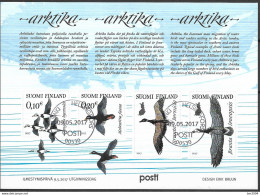 2017 Finnland Mi. Bl. 93 FD-used  Zugvögel Der Arktis. - Used Stamps