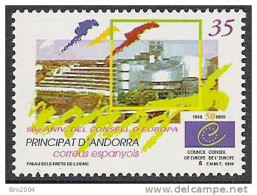 1999 Andorra Esp.   Mi. 266**MNH  Conseile De L`Europe - Europese Gedachte