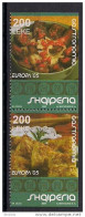 2005  Albanien   Mi. 3048-9 E  ** MNH   Booklet Set - 2005