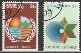 UNO Wien 1982 MiNr.24 - 25 O Gest. 10.Jahrestag Konferenz Der UNO über Umweltschutz ( 1907)  Günstige Versandkosten - Usados