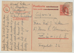 Gemeinschaftsausgaben Ganzsachen Michel Nr. P964 F Frageteil 30 Pfg. Gestempelt 20.6.48 In Schwäbisch Gemünd, Teil I - Enteros Postales