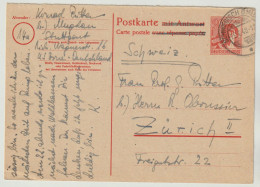 Gemeinschaftsausgaben Ganzsachen Michel Nr. P964 F Frageteil 30 Pfg. Gestempelt 20.6.48 In Schwäbisch Gemünd, Teil I - Postal  Stationery