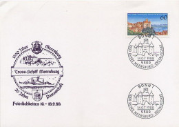 GERMANY - DEUTSCHE - FDC 1988 -   MEERSBURG - 1981-1990