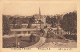 Mulhouse * Rue Pont Et Entrée De La Commune * Tram Tramway - Mulhouse