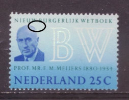 Nederland / Niederlande / Pays Bas NVPH 963 PM2 Plaatfout MNH ** (1970) - Errors & Oddities