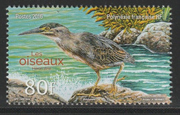 POLYNESIE - N°1137 ** (2016) Oiseaux : Héron Strié - Neufs