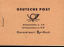 Markenheftchen DDR 04 C Ulbricht WZ 4x Gepr. Postfrisch  MNH ** - Carnets