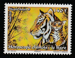 POLYNESIE - N°899 ** (2010) Horoscope Chinois : Le Tigre - Neufs