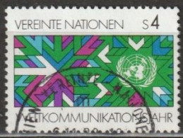 UNO Wien 1983 MiNr.29 O Gest. Weltkommunikationsjahr ( 2114 ) - Gebruikt