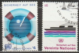 UNO Wien 1983 MiNr.30 - 31 O Gest. Sicherheit Auf See ( 2117 ) - Usati