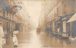 PARIS-75007- CARTE-PHOTO- RUE SAINT-DOMINIQUE - INONDATION - Paris (07)