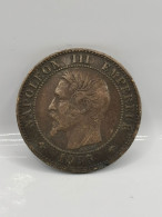 2 CENTIMES NAPOLEON III 1855 A PARIS ANCRE TETE NUE / FRANCE - 2 Centimes