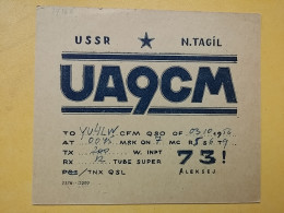 KOV 720-44 - RADIO AMATEUR, QSL CARD, USSR - Radio Amateur