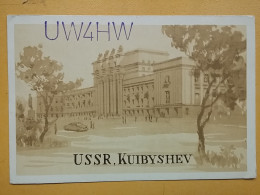 KOV 720-45 - RADIO AMATEUR, QSL CARD, USSR, KUIBYSHEV - Radio Amateur