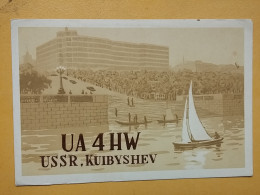 KOV 720-46 - RADIO AMATEUR, QSL CARD, KUIBYSHEV, USSR - Radio Amateur