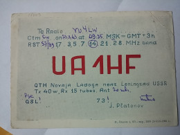 KOV 720-46 - RADIO AMATEUR, QSL CARD, LADOGA - Radio Amateur
