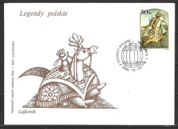 POLOGNE. N°2867 De 1986 Sur Enveloppe 1er Jour.  Légende De Lajkonik. - Contes, Fables & Légendes