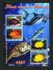 POLYNESIE 2005 Bloc N° 31 ** Neuf MNH Superbe Faune Marine Poissons Fishes Fauna Animaux - Blocks & Kleinbögen