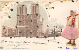 PARIS- LA CATHEDRALE NOTRE-DAME- CARTE CROMOS - Notre-Dame De Paris