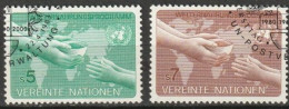 UNO Wien 1983 MiNr.32 - 33 O Gest. Welternährungsprogramm ( 2175 ) - Used Stamps