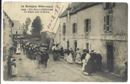 56 Erdeven -  Une Noce A Erdeven - Le Depart Pour La Mairie - Erdeven