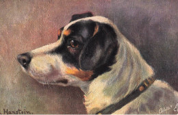 Chien Dog * CPA Illustrateur Hanstein * Oilette Raphael Tuck & Sons Série Rassehunde N°285 Fox Terrier * Race - Perros