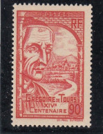 France - Année 1939 - Neuf** - N°YT 442** - Grégoire De Tours - Nuevos