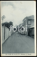 OLD POSTCARD RUA SE SANTO ANTONIO SAO TOME THOME AFRICA AFRIQUE - Santo Tomé Y Príncipe