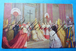 Pio XI  Porta Santa In S. Pietro 1924  X 2 Cartolina - Heiligen