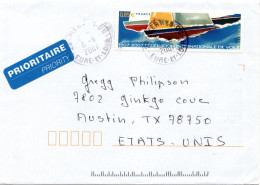 70864 - Frankreich - 2007 - €0,85 Segeln EF A LpBf PIERRES -> Austin, TX (USA) - Zeilen