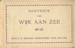 Wijk Aan Zee, Souvenir Van Wijk Aan Zee (ansichtkaartenboekje - Niet Compleet) 2 X Scan (bevat Nog Zes Kaarten) - Wijk Aan Zee