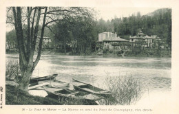 FRANCE - Champigny - La Tour De Marne - La Marne En Aval Du Pont De Champigny - Rive Droite  - Carte Postale Ancienne - Champigny Sur Marne