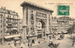 FRANCE - Paris - La Porte Saint Denis - Carte Postale Ancienne - Otros Monumentos