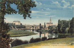 FRANCE - Sablé Sur Sarthe - La Ville, Vue De La Route De Pince - Colorisé - Carte Postale Ancienne - Sable Sur Sarthe