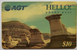 Canada  Hello $10 Prepaid -  Hoodos Drumheller , Alberta - Canada