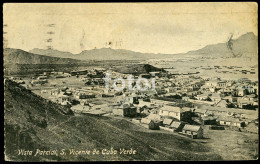 OLD POSTCARD SAO VICENTE CABO CAPE VERDE AFRICA  POSTAL CARTE POSTALE - Capo Verde